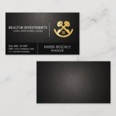 Gold Real Estate House en Keys Visitekaartje (Voorkant / Achterkant)