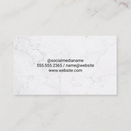 Gold Realtor Logo | Leefruimte | QR-code Visitekaartje (Achterkant)