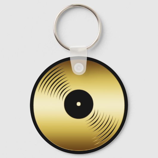 GOLD RECORD ALBUM SLEUTELHANGER (Voorkant)