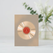 Gold Record Briefkaart (Staand voorkant)