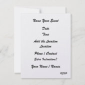 Gold Record - Uitnodiging voor feest - SRF (Achterkant)