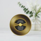 Gold Record Vinyl 45 Enterprise Party Kaart (Staand voorkant)