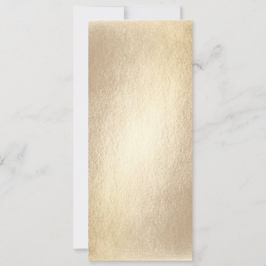 Gold Rectangle Double Happiness Chinese Wedding Kaart (Achterkant)