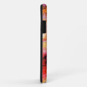 Gold Red Abstract Art Monogram Case-Mate iPhone Case (Achterkant/rechts)