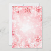 Gold Red Christmas Tree Company Vakantie Feest Kaart (Achterkant)