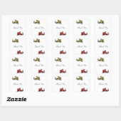 Gold Red Dragon Hartelijk dank, Stickers (Vel)