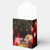 Gold Red Glitter Balloons 2021 Graduation Party Bedankdoosjes (Geopend)