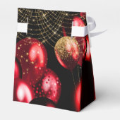 Gold Red Glitter Balloons 2021 Graduation Party Bedankdoosjes (Achterkant)