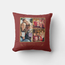 Gold Red Script Familiefoto's