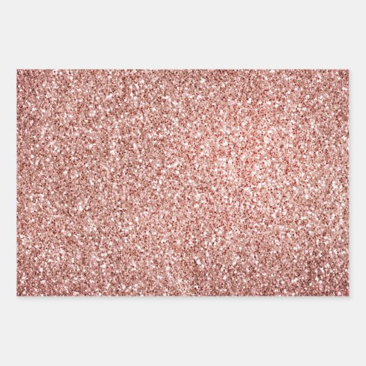 Gold Red Silver Glitzy Glitter Sparkle Inpakpapier Vel (Voorkant 2)