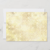 Gold Red Sparkle-boom verlicht kerstfeest Kaart (Achterkant)