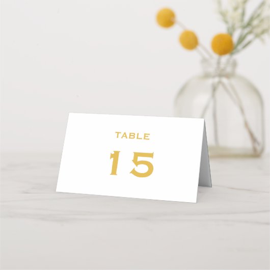 Gold Regenboogweddenschappen Plaatskaartje (Achterkant)