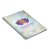 Gold Reiki — Healing Symbool in Lotus Petals Notitieboek (Rechterzijde)