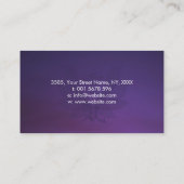 Gold Reiki — Healing Symbool in Lotus Petals Visitekaartje (Achterkant)