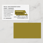 Gold Removal Van, verwijderend Bedrijf Visitekaartje (Voorkant / Achterkant)