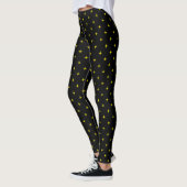 Gold Retro Stars Leggings (Links)