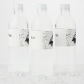 "Gold Ribbed Hare's Ear "fly tying fly fish art. Waterfles Etiket (Flessen)