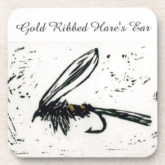 "Gold Ribbed Hare's Ear" forel Natte Onderzetter