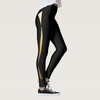 Gold Ribbon Leggings