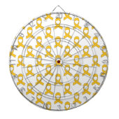 Gold Ribbon Pattern Dartbord (Voorkant)