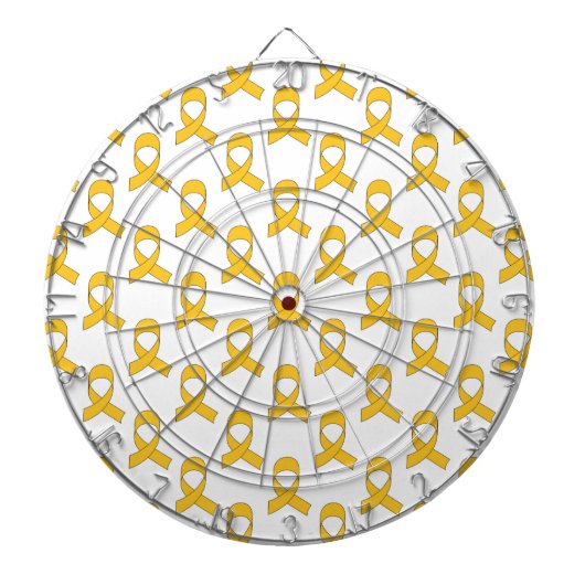 Gold Ribbon Pattern Dartbord (Voorkant)