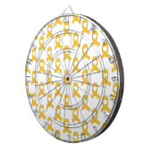 Gold Ribbon Pattern Dartbord (Voorkant Rechts)