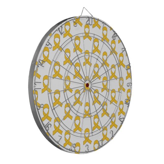 Gold Ribbon Pattern Dartbord (Voorkant Links)