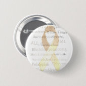 Gold Ribbon Ronde Button 5,7 Cm (Voorkant /achterkant)