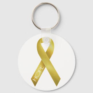 Gold Ribbon Sleutelhanger