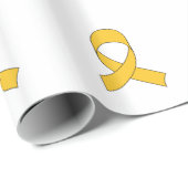 Gold Ribbon Teken Cadeaupapier (Rol Hoek)