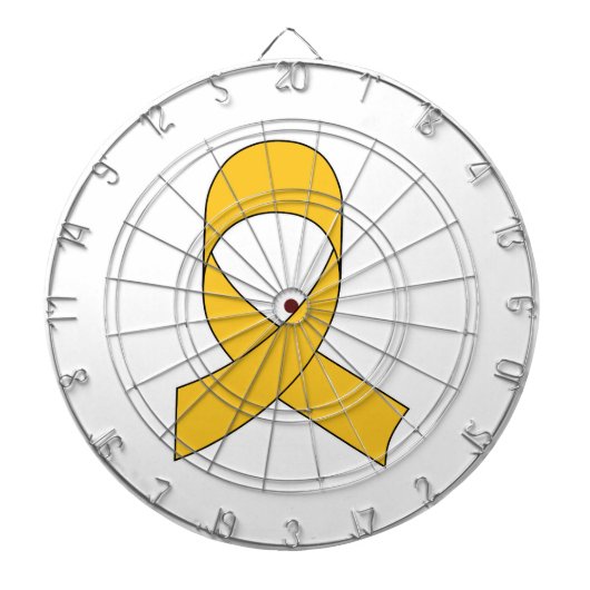 Gold Ribbon Teken Dartbord (Voorkant)