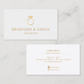 Gold Ring Fine Jewelers Visitekaartje (Voorkant / Achterkant)