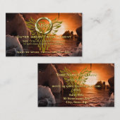 Gold Ring, Phoenix, Exoplanet, Insurance Broker Visitekaartje (Voorkant / Achterkant)