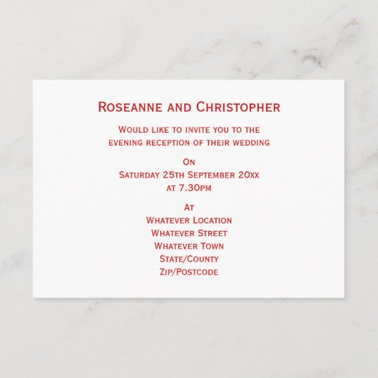 Gold Rings Roos Petals Wedding Informatiekaartje (Achterkant)