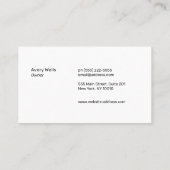 Gold River Sunset Horizon Landschap Logo Visitekaartje (Achterkant)