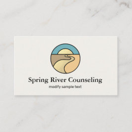 Gold River Sunset Horizon Wellness Council Logo Visitekaartje