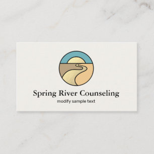 Gold River Sunset Horizon Wellness Council Logo Visitekaartje