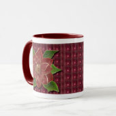 Gold Rmagere Poinsettia Drinkware Mok (Voorkant links)
