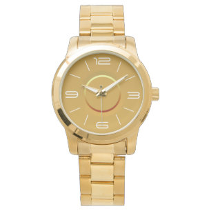 Gold Roestvrij staal met Gold Face>Bracelet Watch Horloge