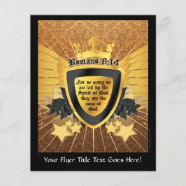Gold Romans 8:14, Sons of God Flyer