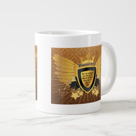 Gold Romans 8:14, Sons of God Grote Koffiekop (Voorkant rechts)