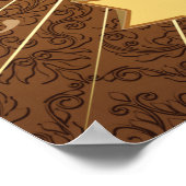 Gold Romans 8:14, Sons of God Poster (Hoek)