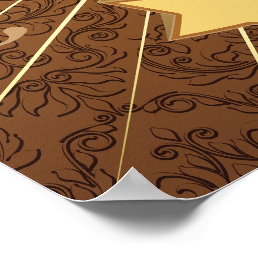 Gold Romans 8:14, Sons of God Poster (Hoek)