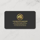 Gold Roof Sunrise Border Realty Visitekaartje (Achterkant)