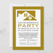 Gold Rooftop, Housewarming Party, House Party Kaart (Voorkant)
