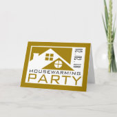 Gold Rooftop, uitnodiging van Housewarming Party (Voorkant)