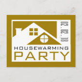 Gold Rooftop, uitnodiging van Housewarming Party (Voorkant)