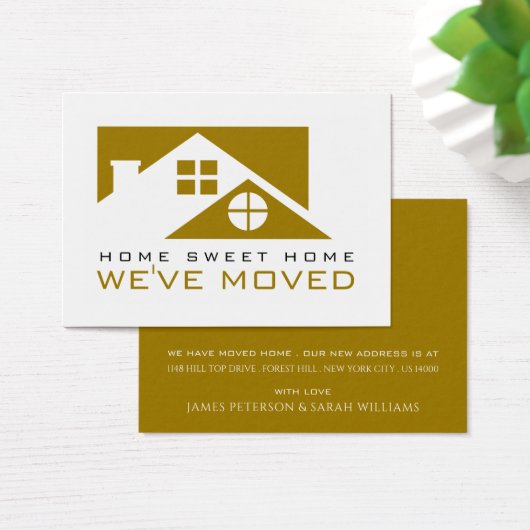 Gold Rooftop, wijziging adreskaart Visitekaartje (Bureau)