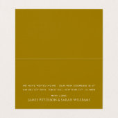 Gold Rooftop, wijziging adreskaart Visitekaartje (Binnenkant ongevouwen)