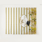 Gold Roos Afstuderen Foto achtergrond Afbeelding Wandkleed (Voorkant (horizontaal))